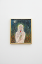 Eve oil painting product shot in golden frame