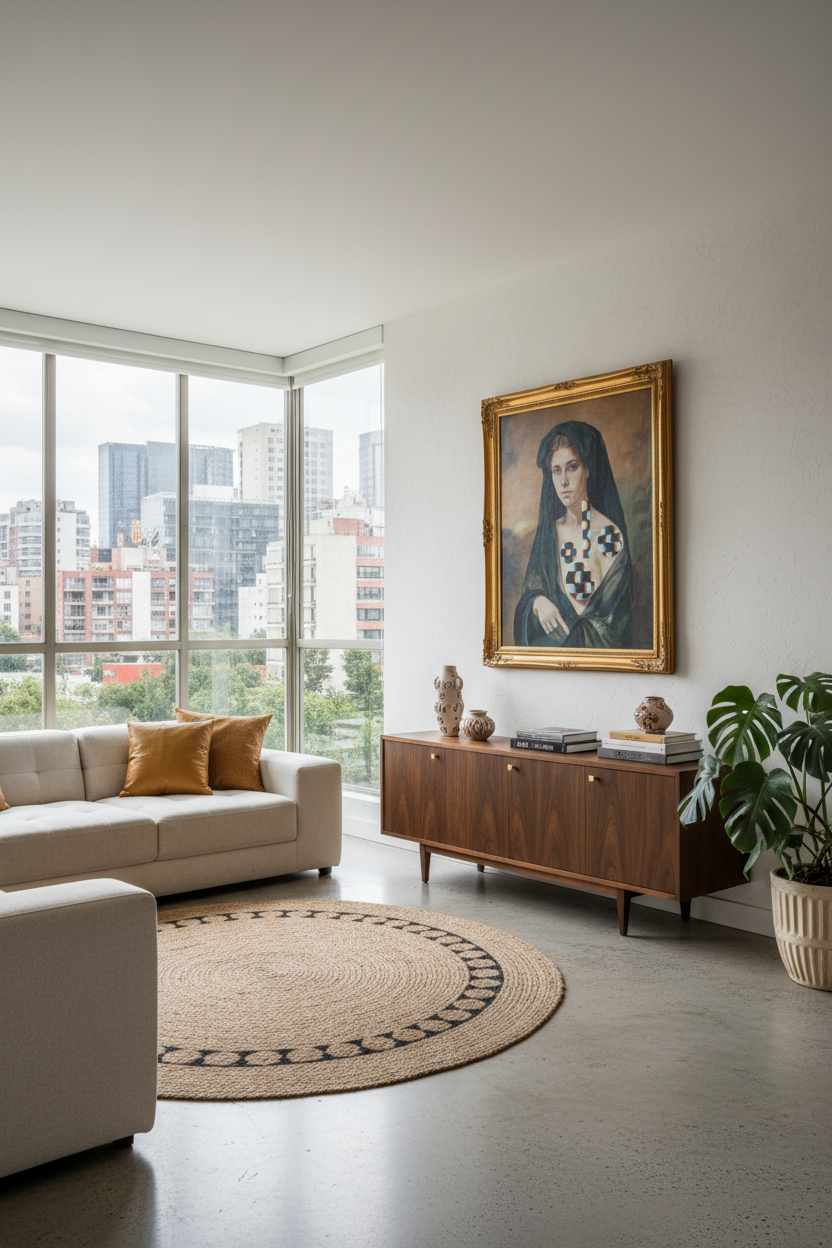 Inner Truth in Modern Mexico City Apartment