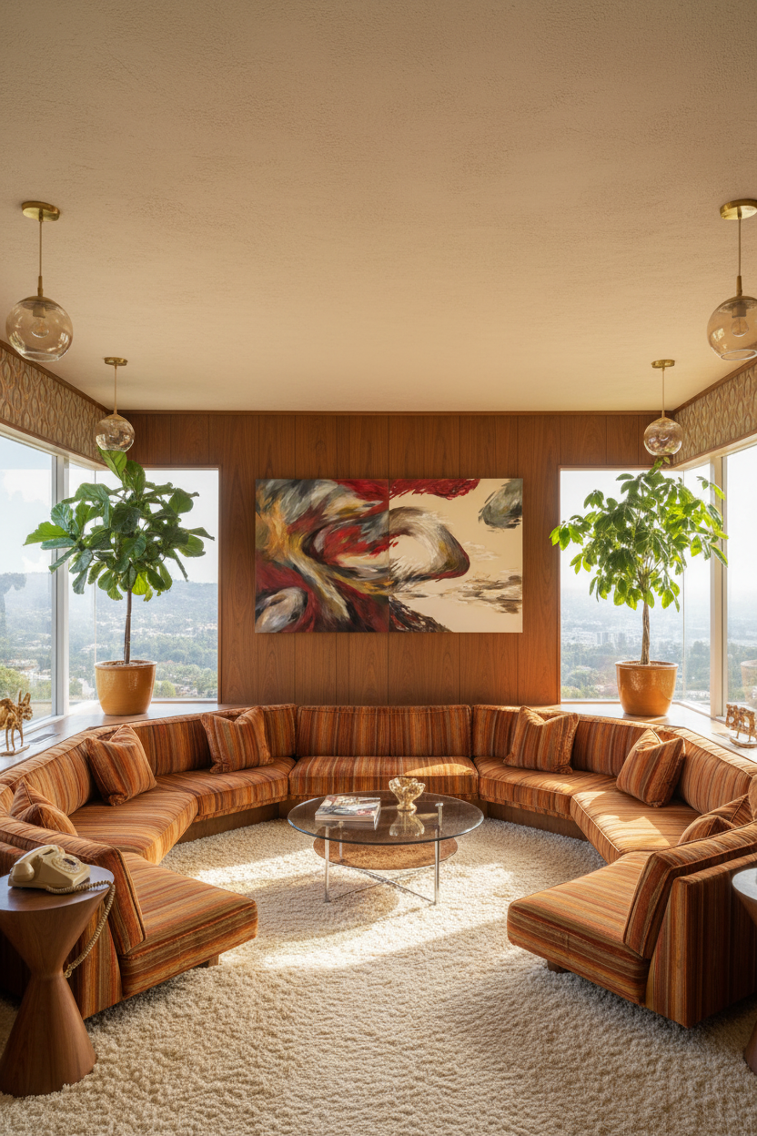 INTERRUPTED DREAMS 01 above 1970s Conversation Pit
