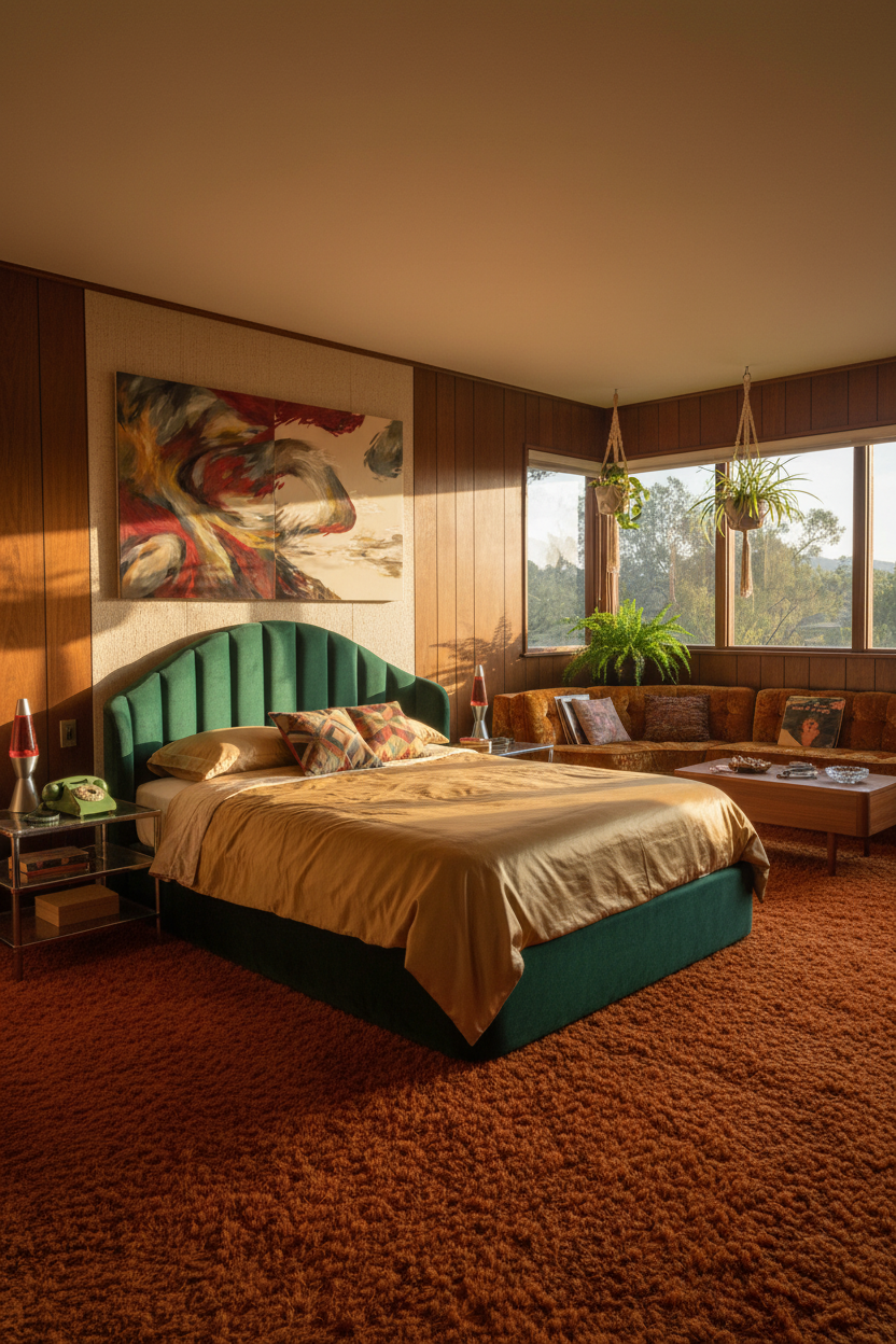 INTERRUPTED DREAMS 01 in 1970s Hollywood Hills Bedroom