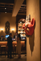 Kisin Mask in Mexican Bar