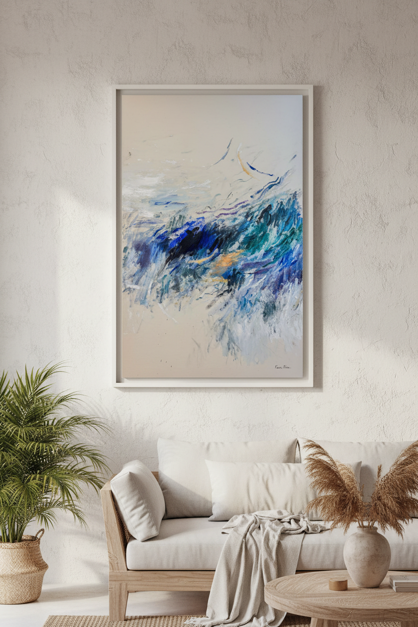 La Balsa artwork in Tulum hotel