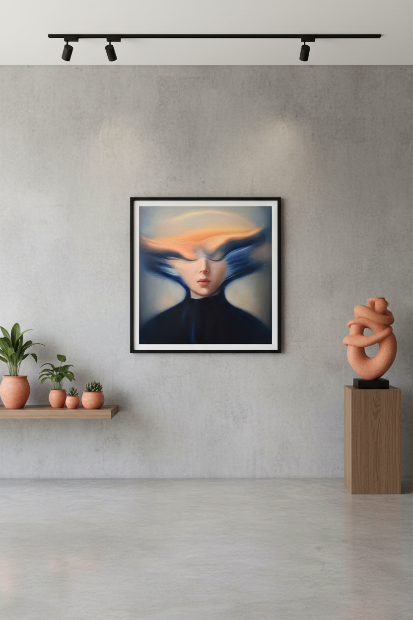 La Bruja Original Oil Painting by JoCa Unique Artwork