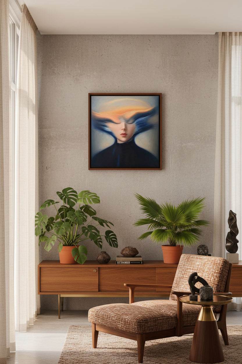 La Bruja Original Oil Painting by JoCa Unique Artwork