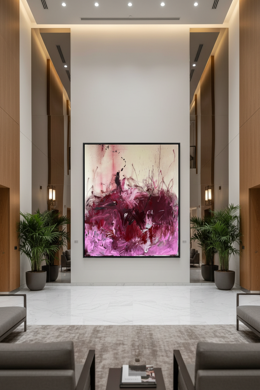 Life Force — 70x60in Lobby Render