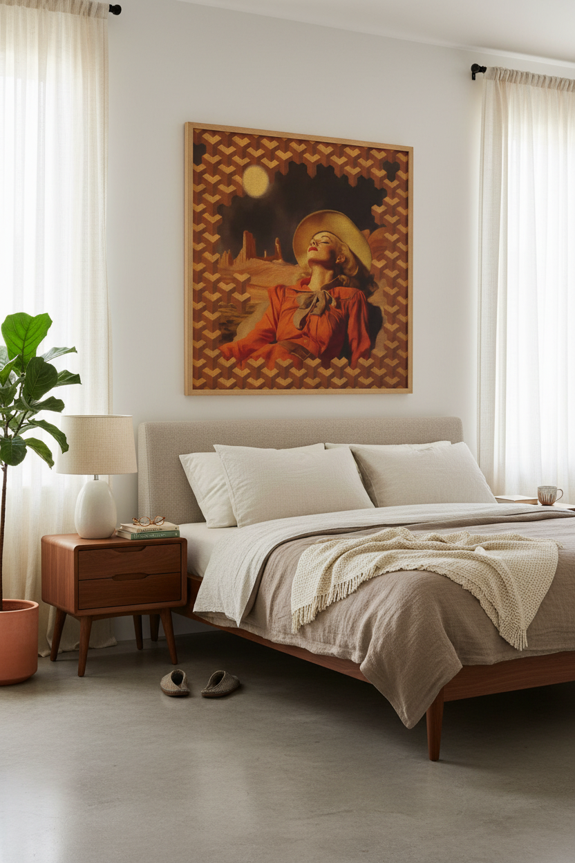 Midnight Rider larger scale midcentury