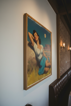 Moon River Side Angle View in BBQ Restaurant