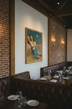 Moon River Wider View in BBQ Restaurant