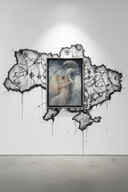 Open Sky — Bold Expressive Mural Map