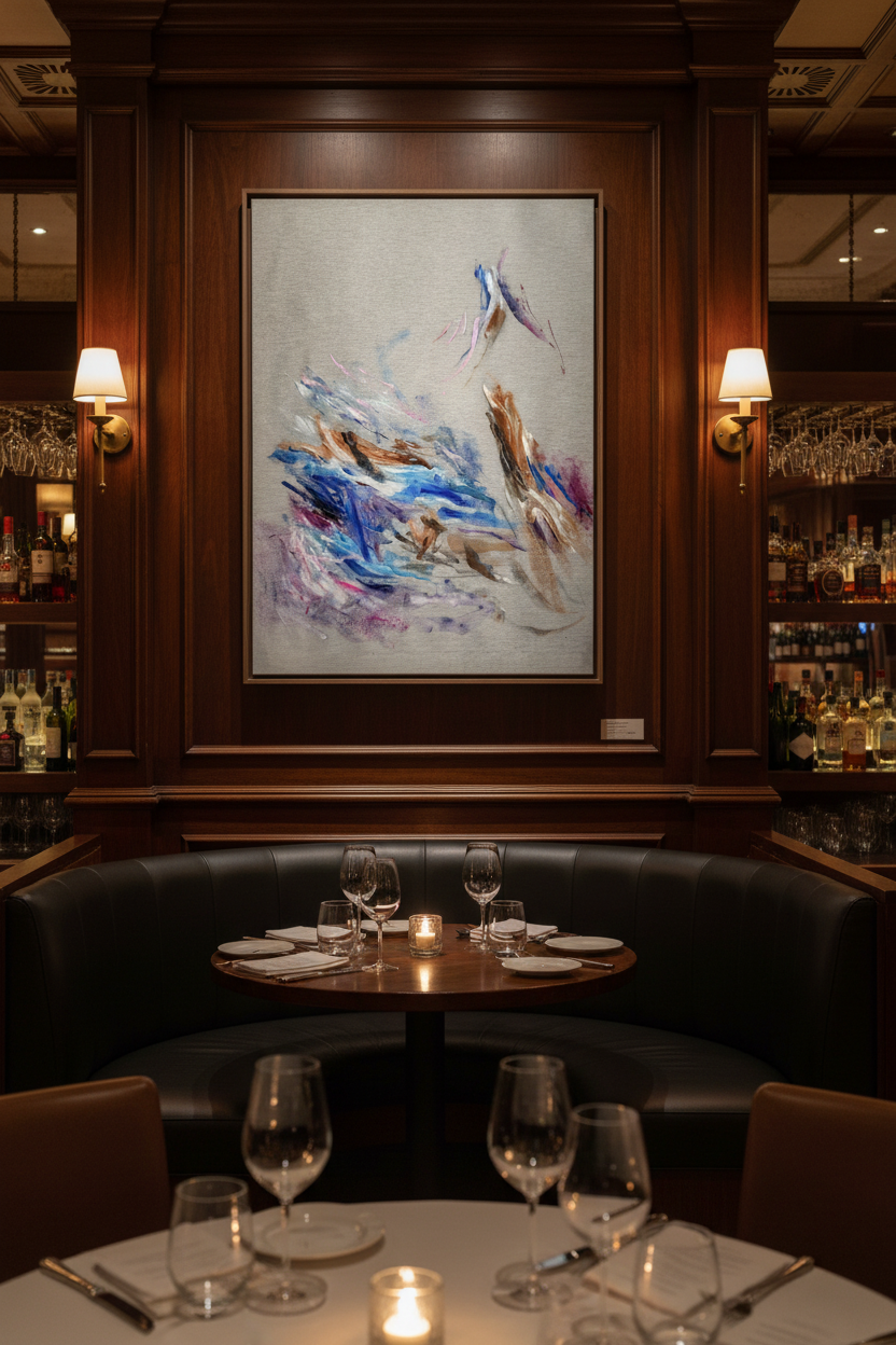 Piezas de lo que somos III in NYC Steakhouse