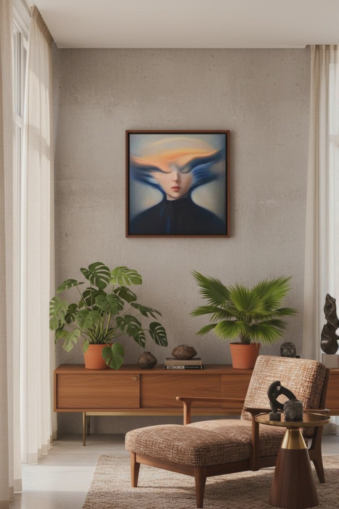 La Bruja Original Oil Painting by JoCa Unique Artwork