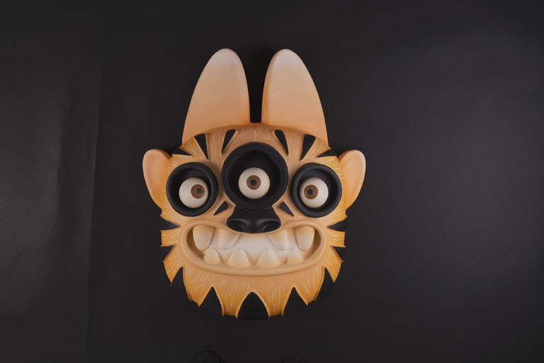 Balam by Mr. Mitote Unique Mixed-Media Mask Artwork