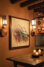 Recolectar y cocinar con la Abuela - Evening View in Mexican Hacienda Kitchen