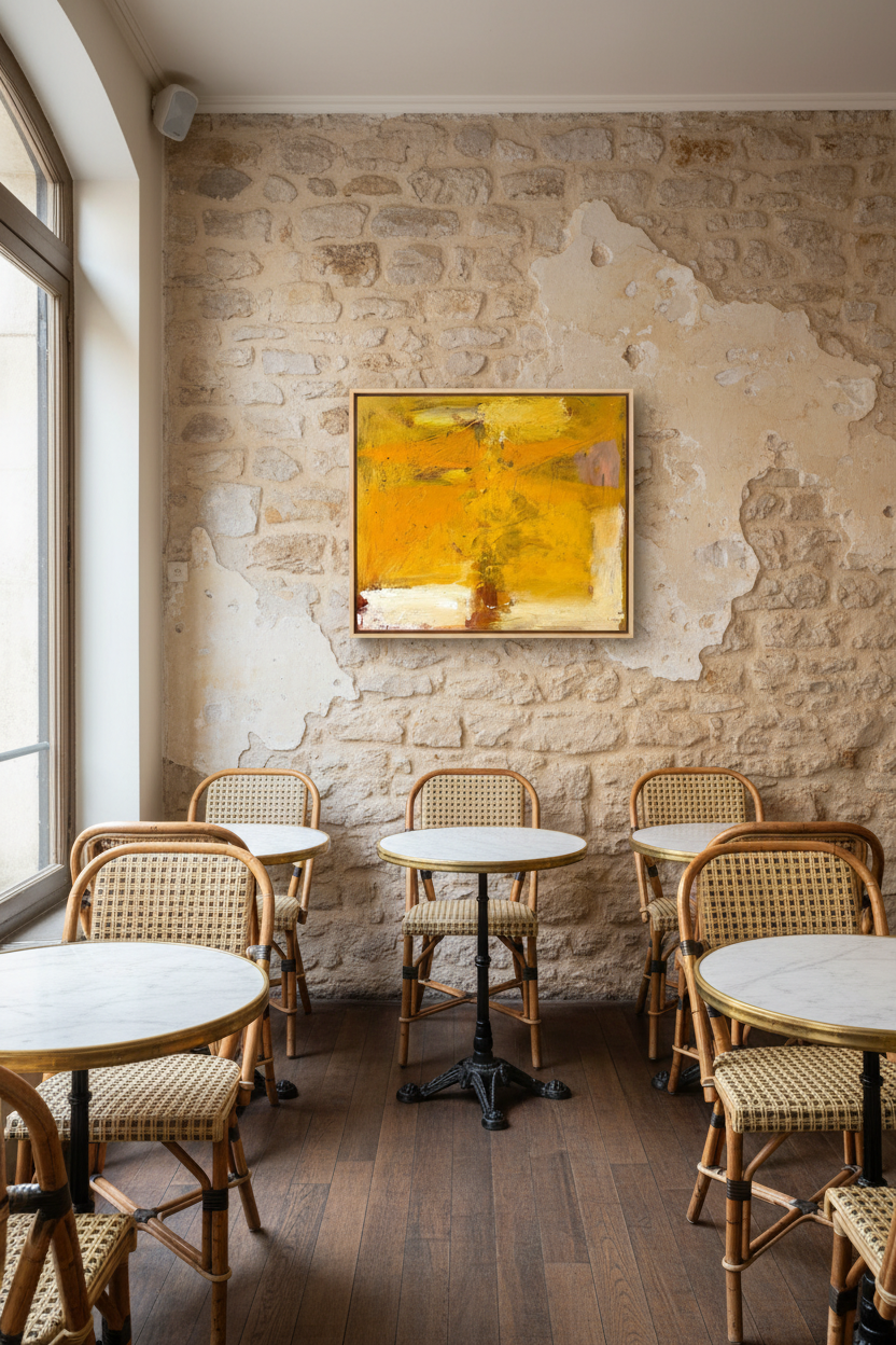 Terrain Remains in Parisian Café