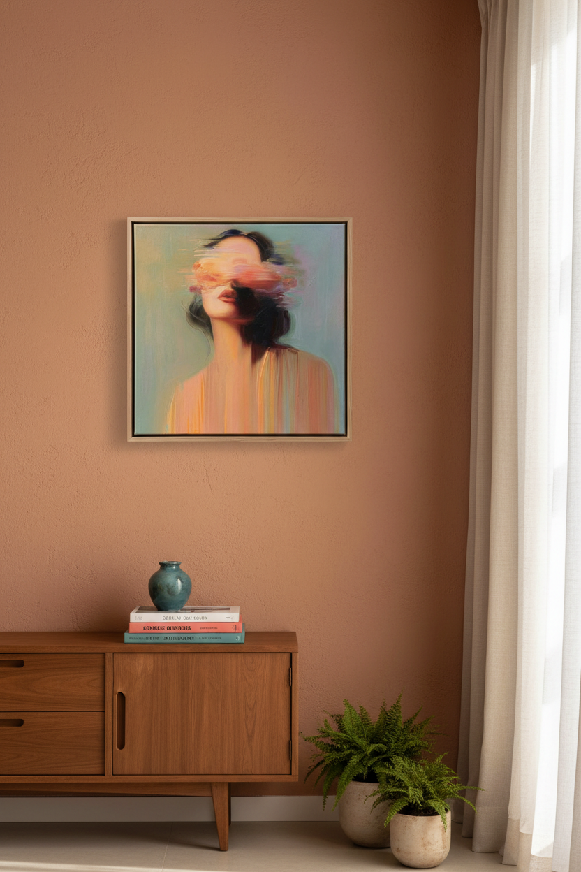 The Dreamer (18) — 20x20" in Midcentury Mexico City Apartment