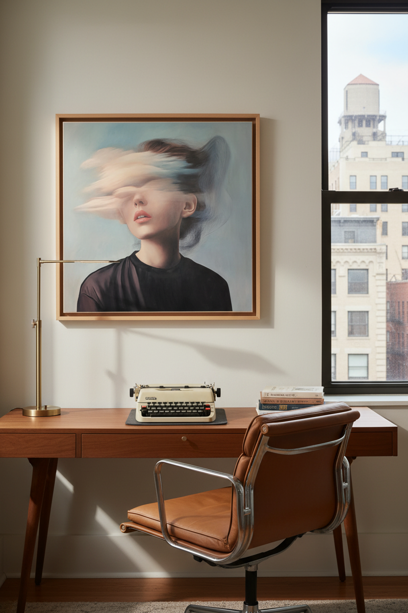 The Dreamer 5 in midcentury NYC writer's workspace