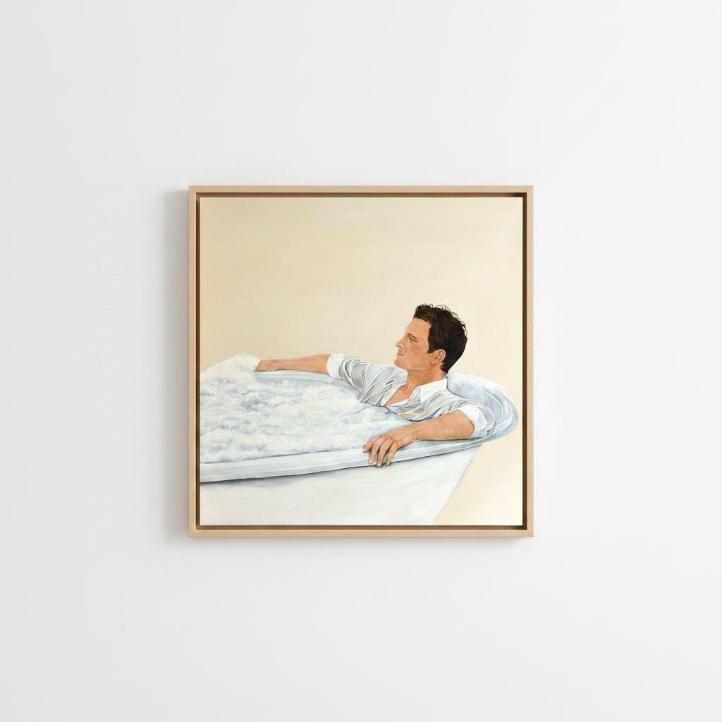 The Long Soak – Framed Product Shot, White Wall