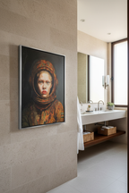 The Witness in Mexico City Bathroom - Angled View