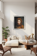 The Witness in Stainless Steel Floater Frame