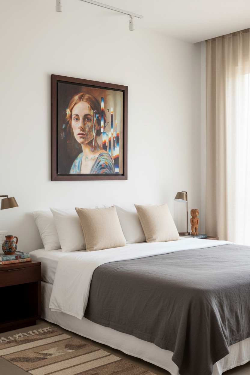 Unbroken in bedroom