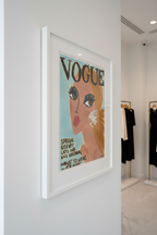 Vogue October 1967 Artwork - Angled View in NYC Haute Couture Store