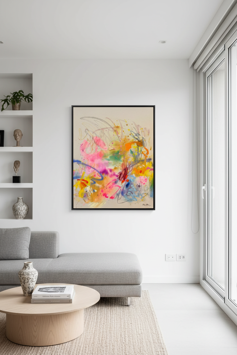 You Original Painting by Nuria Oliva in Barcelona designer studio