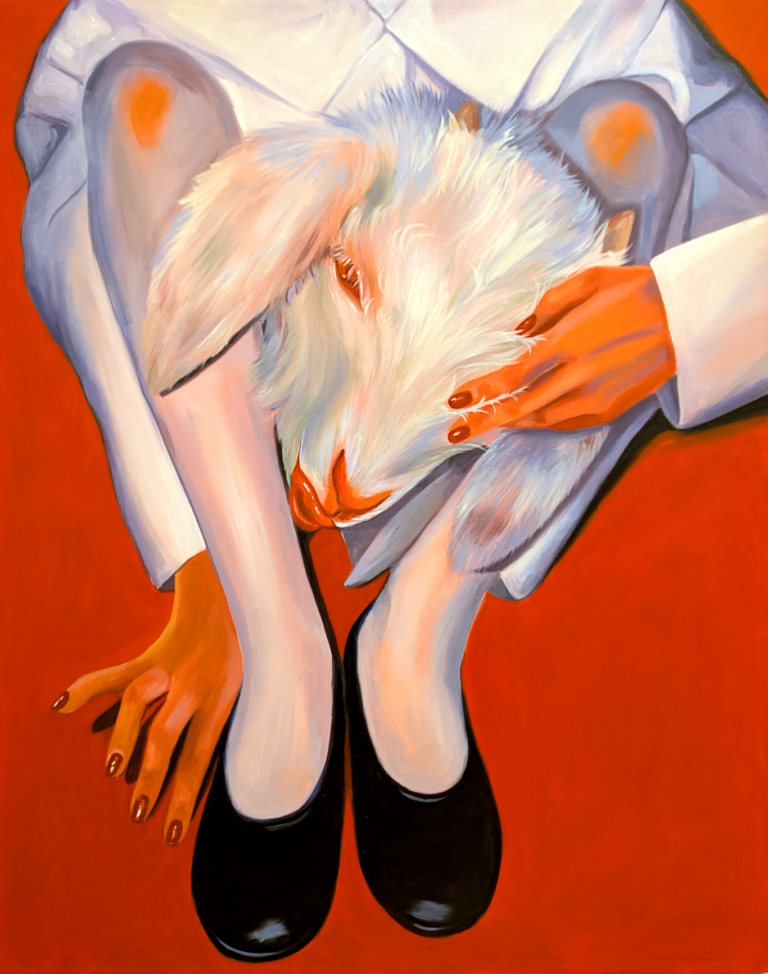 Expiación, an original oil painting on canvas by Citlali Haro — Art of NOMA