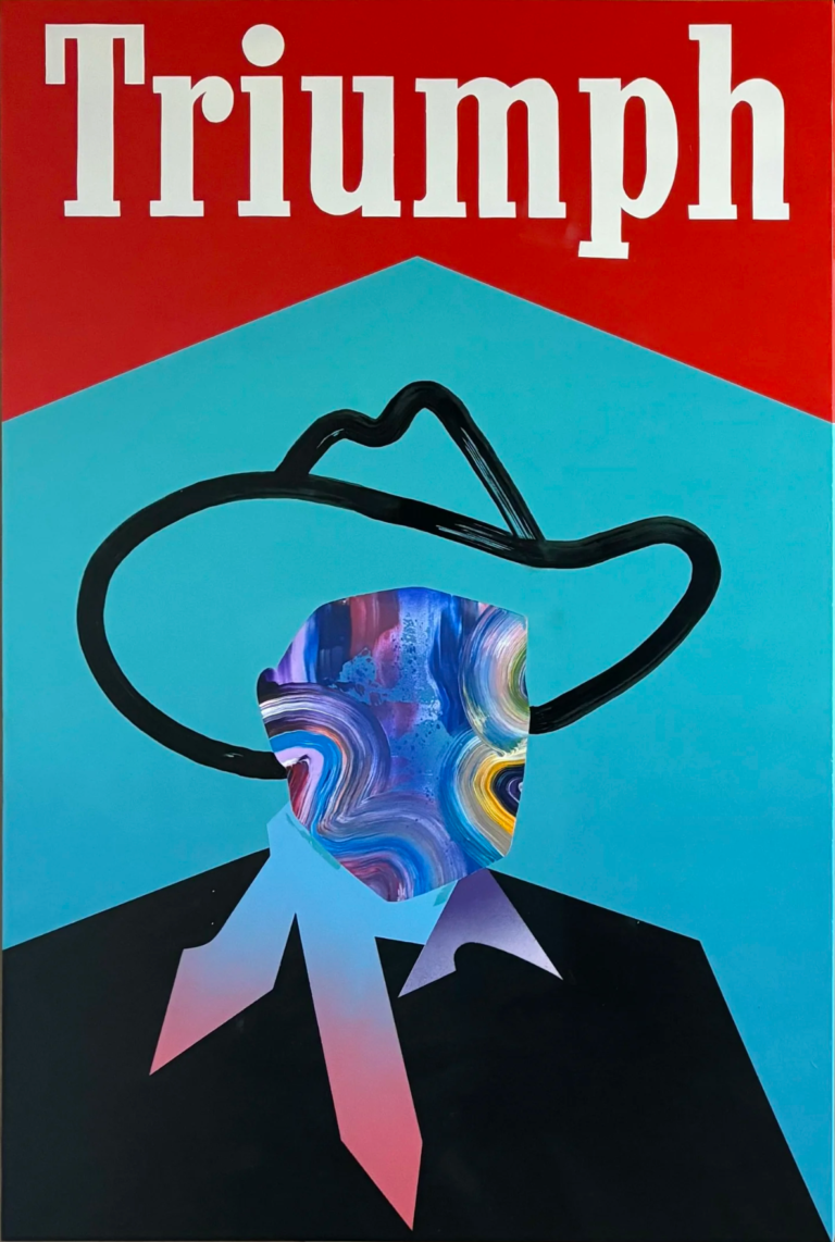 Triumph, an original acrylic and aerosol painting by Gareth Stehr — Art of NOMA